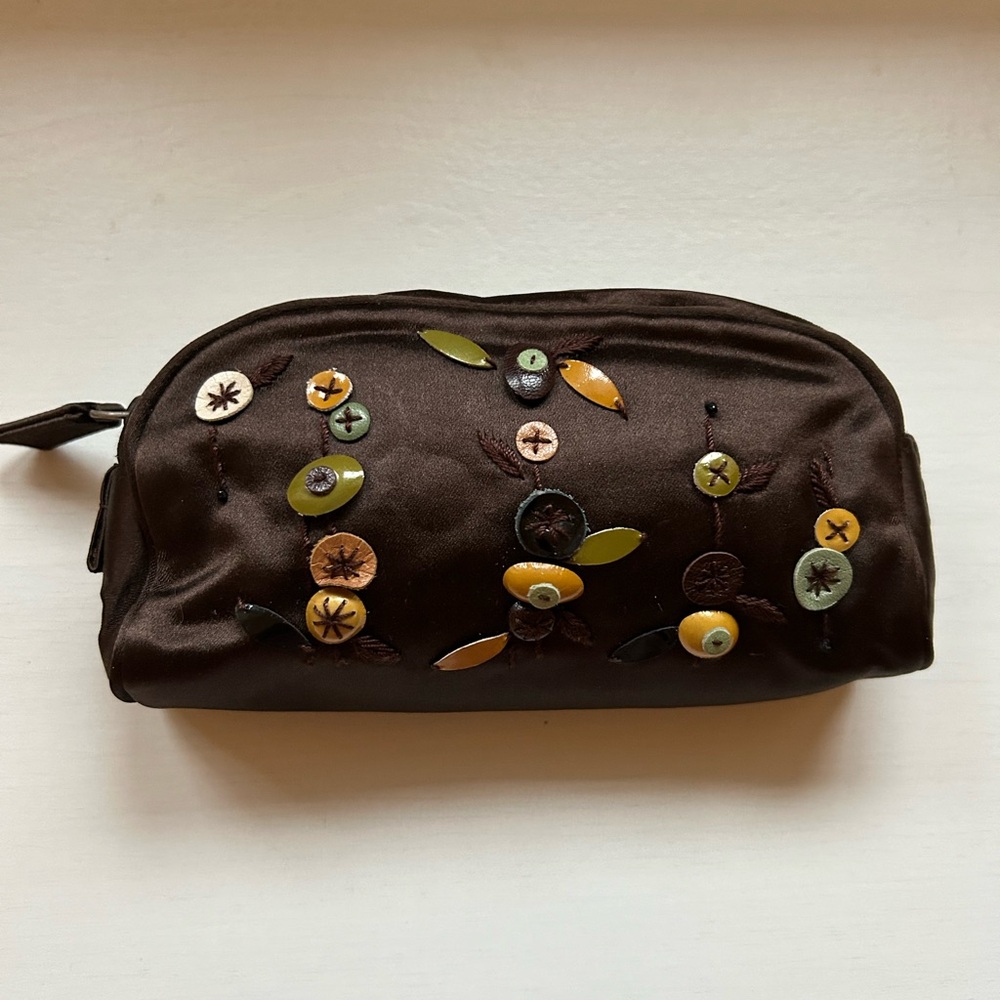 Prada Tessuto Nylon beaded pouch